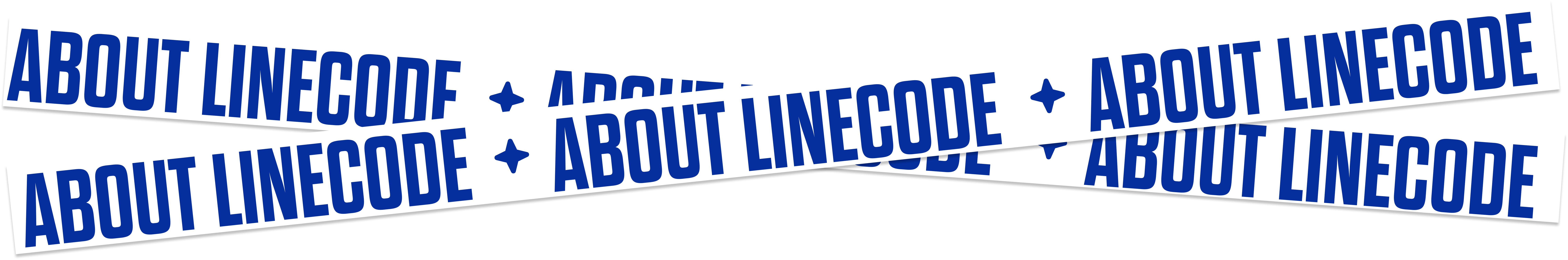 About Line Code Banner